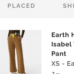 FIGS HIGH WAISTED ISABEL WIDE LEG SCRUB PANTS!!